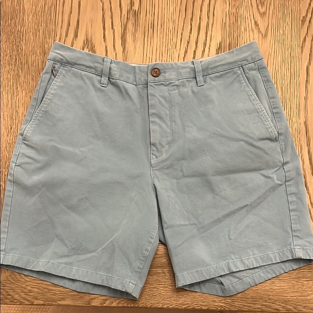 Bonobos Men's Slate Blue Flat Front Chino Shorts